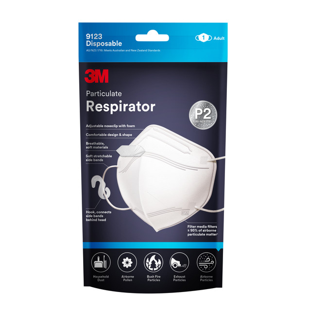3M 9123 P2 Respirator 1pk