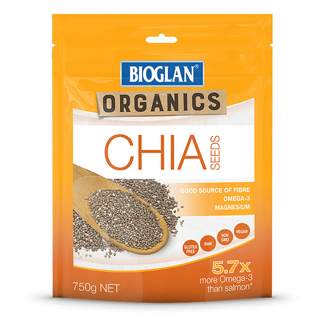 Bioglan Organics Chia Seeds 750g