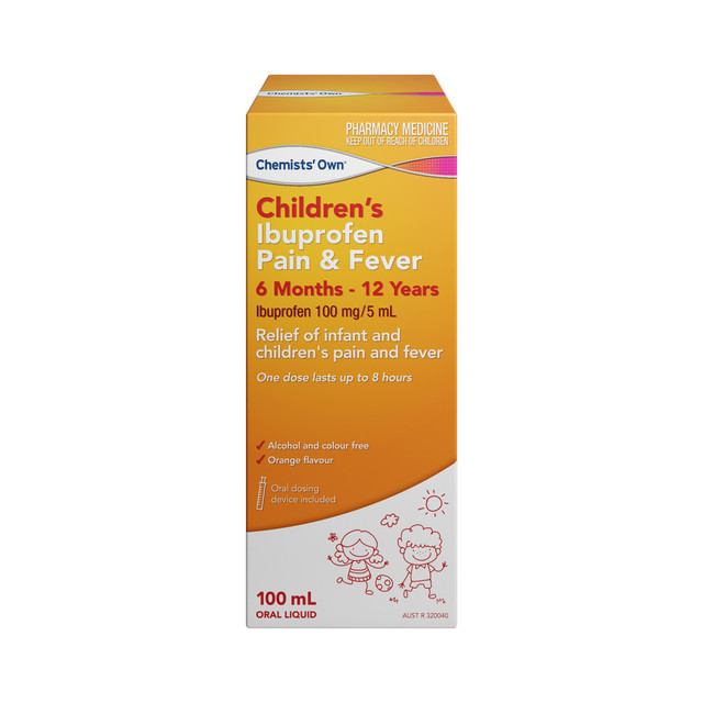 Chemists' Own Ibuprofen Pain & Fever Liquid 200ml