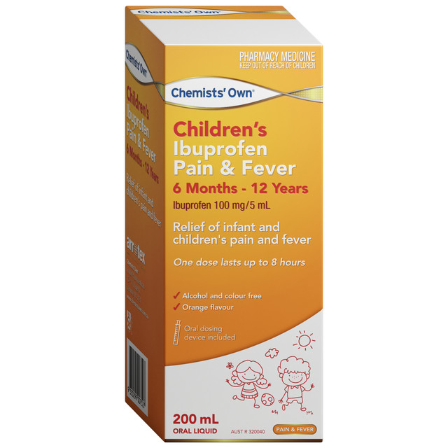 Chemists' Own Children's Ibuprofen Pain & Fever 200mL