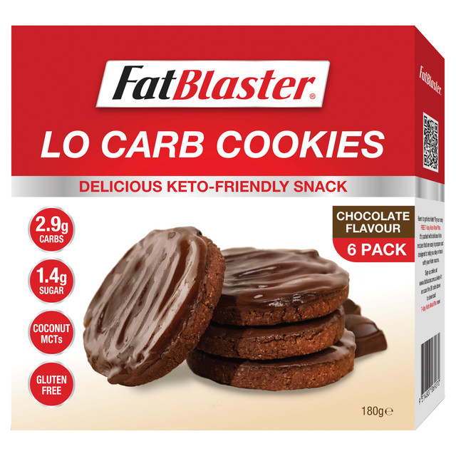 FatBlaster Lo Carb Cookie Chocolate Flavour 6 x 30g Pack
