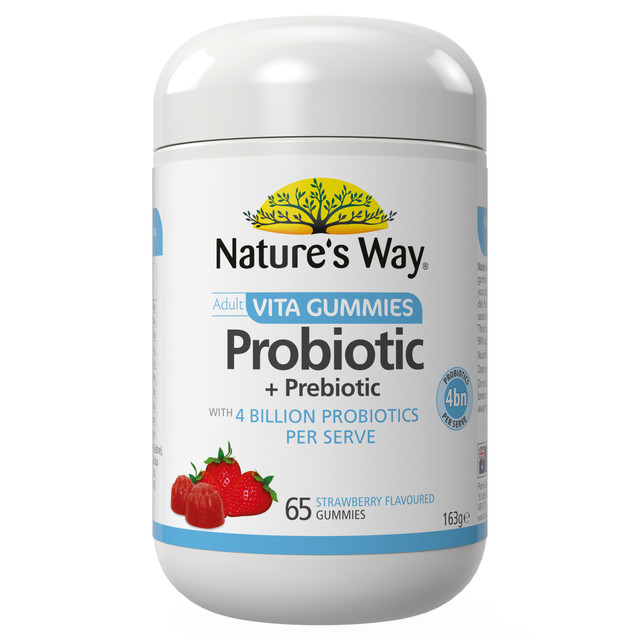 Nature's Way Adult Vita Gummies Probiotic + Prebiotic 65's