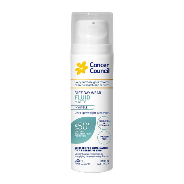 Cancer Council SPF 50+ Day Wear Fluid Matte Invisible 50ml
