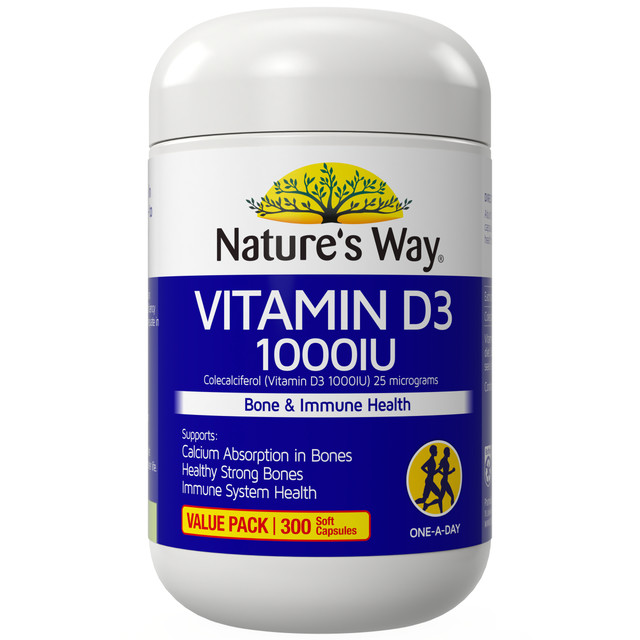 Nature's Way Vitamin D3 1000IU 300s