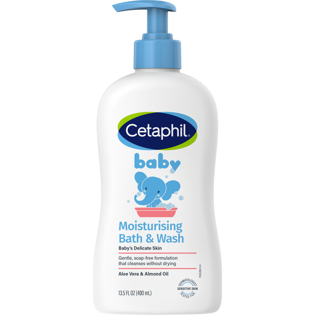 Cetaphil Baby Moisturising Bath and Wash 400ml Pump