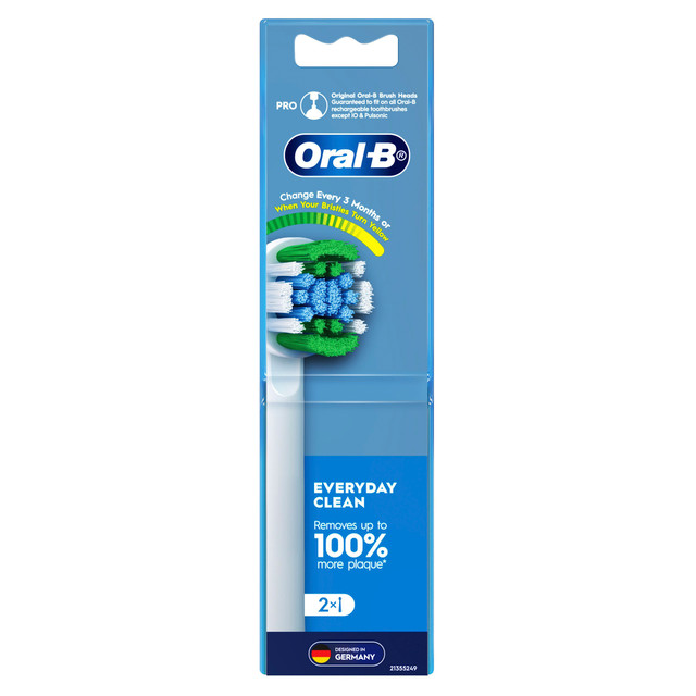 Oral-B [GENUINE] Everyday Clean Electric Toothbrush Replacement Brush Heads, 2 Pack