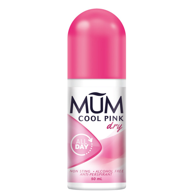 Mum Cool Pink Roll On Deodorant 50ml