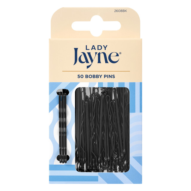 Lady Jayne Black Bobby Pins - 50 Pk Lady Jayne Black Bobby Pins - 50 Pk