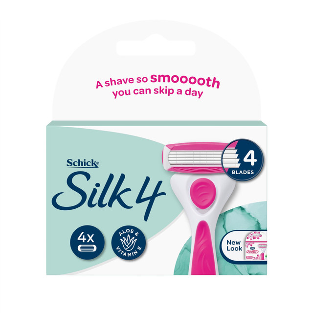 Schick Silk 4 Refills 4pk