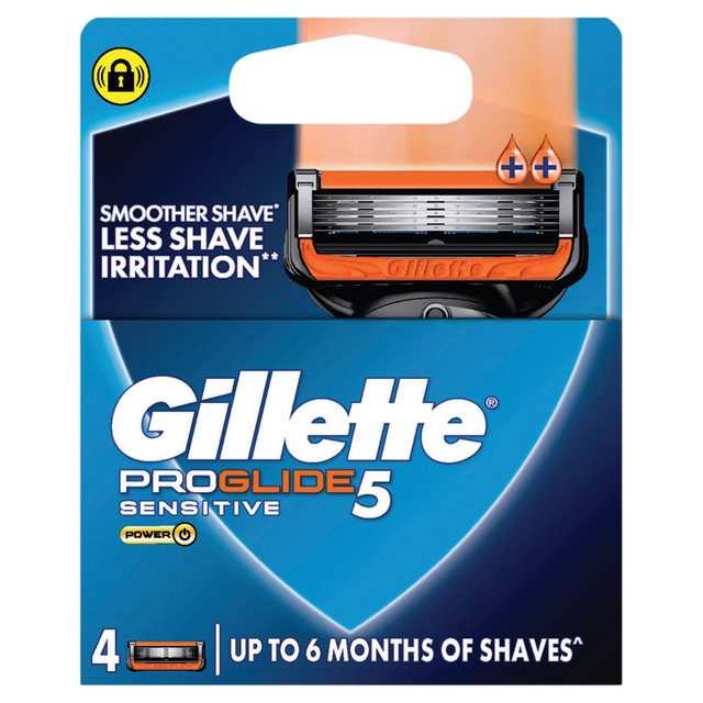 Gillette ProGlide Power FlexBall Razor Blades Refills, 4 Count, Men's Shave Care
