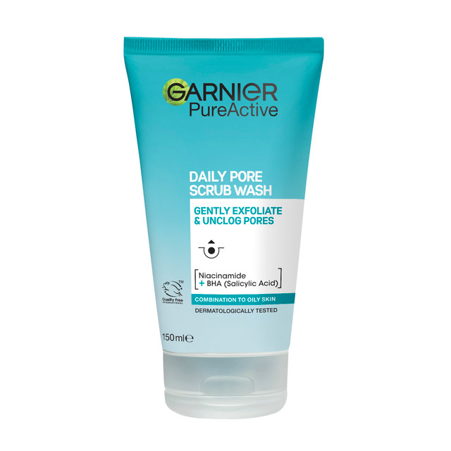 Garnier Pure Active Daily Pore Scrub Wash Garnier Pure Active Daily Pore Scrub Wash