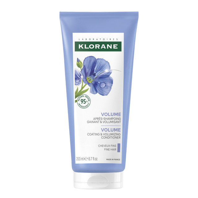 Klorane Volumising Conditioner with Organic Flax 200ml - Fine and Flat Hair