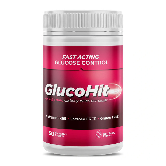 Glucohit Glucose Raspberry 50 Tablets