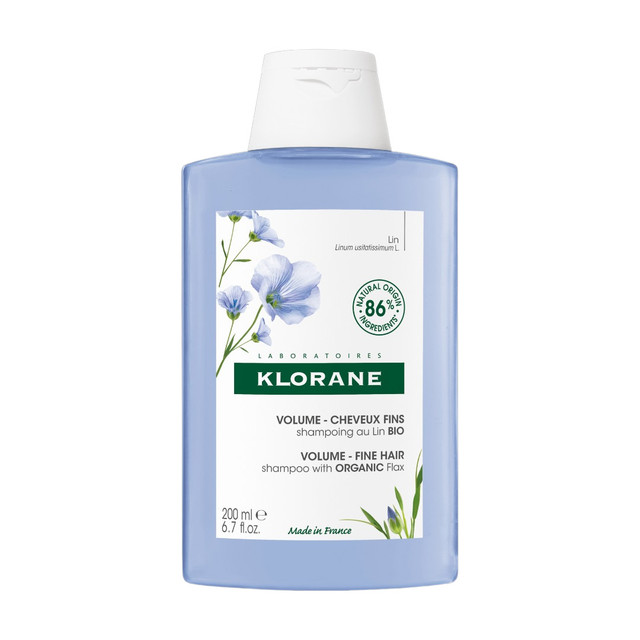 Klorane Volumising Shampoo with Organic Flax 200ml
