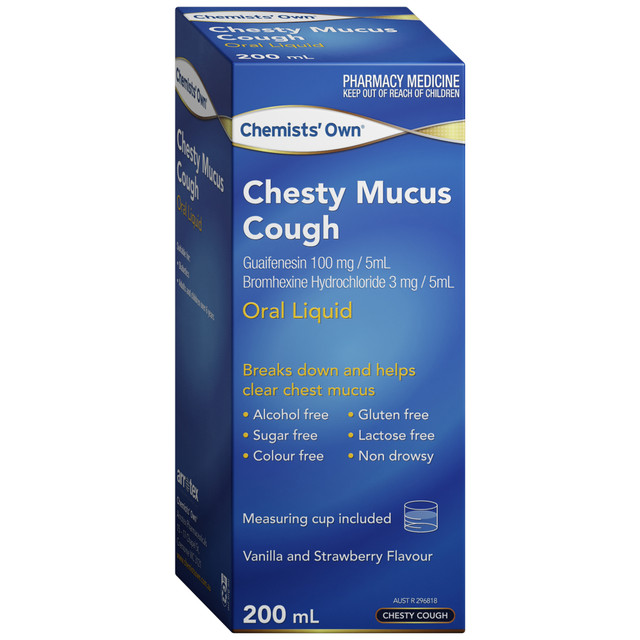 Chemists' Own Chesty Mucus Cough 200mL
