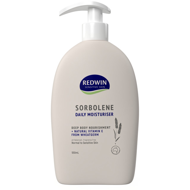 Redwin Sorbolene Moisturiser 550mL