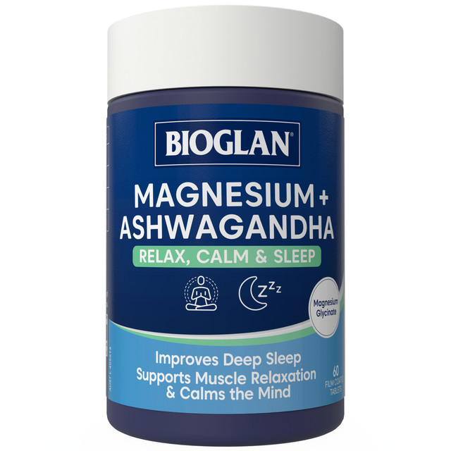 Bioglan Magnesium + Ashwagandha 60s