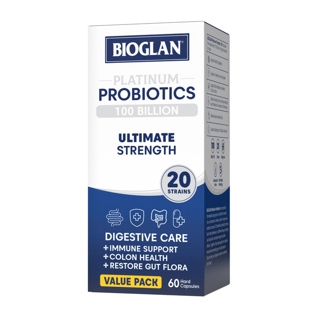 Bioglan Platinum Probiotics 100 Billion 60s Bioglan Platinum Probiotics 100 Billion 60s