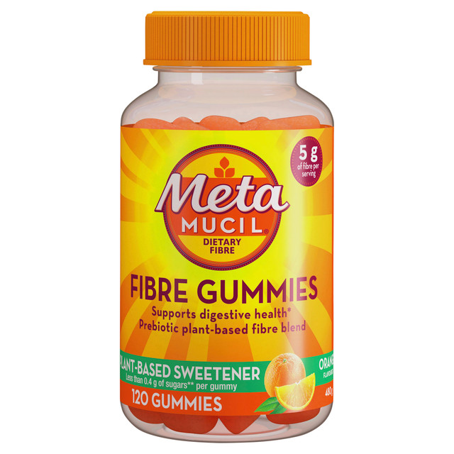 Metamucil Daily Fibre Gummies Supplement 120 Pack