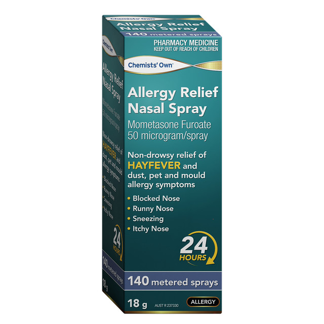 Chemists' Own Allergy Relief Nasal Spray 50mcg 140 