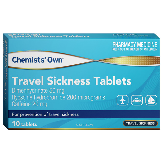 Chemists' Own Travel Sickness Tablets 10 Chemists' Own Travel Sickness Tablets 10