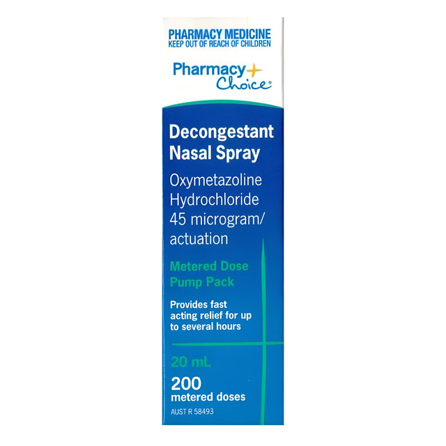Pharmacy Choice Decongestant Nasal Spray 20ml