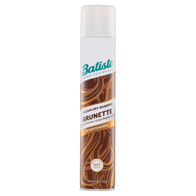 Batiste Brunette Dry Shampoo | For Brown Hair | Hide Regrowth and Greys |350mL Batiste Brunette Dry Shampoo | For Brown Hair | Hide Regrowth and Greys |350mL
