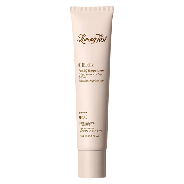 Loving Tan 8 HR Deluxe Face Self-Tanning Cream Medium 50ml