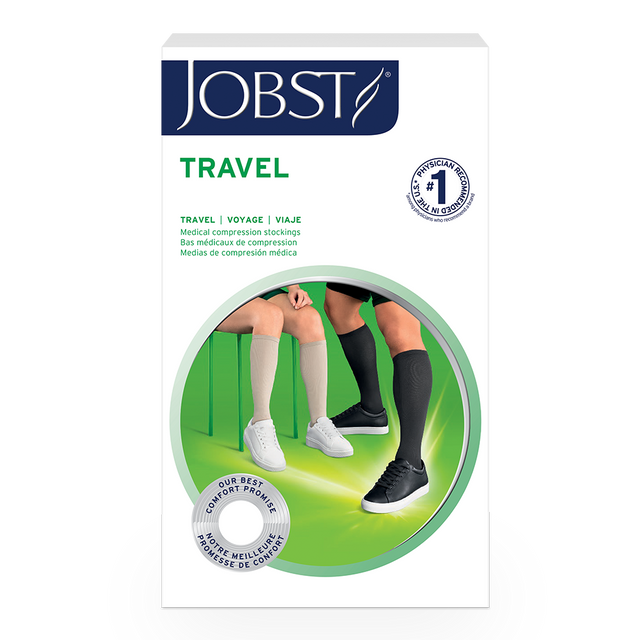 Jobst Travel Compression Stockings Beige