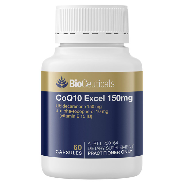 BioCeuticals CoQ10 Excel 150mg 60 Capsules BioCeuticals CoQ10 Excel 150mg 60 Capsules