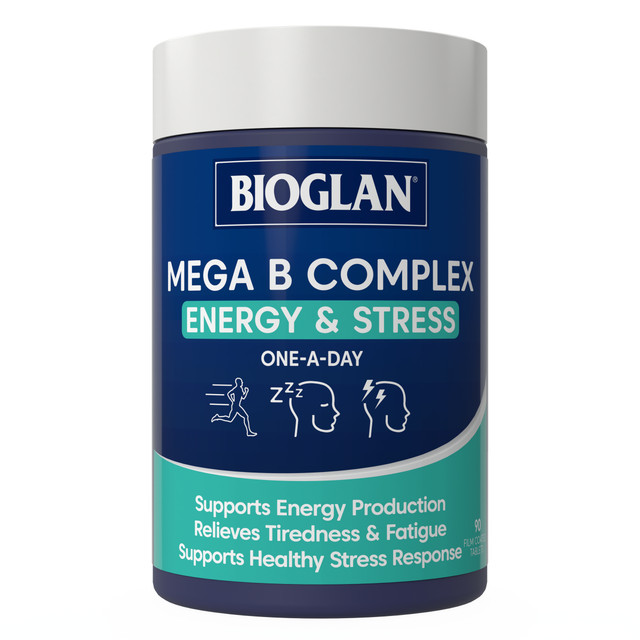 Bioglan Mega B Complex Energy & Stress 90s