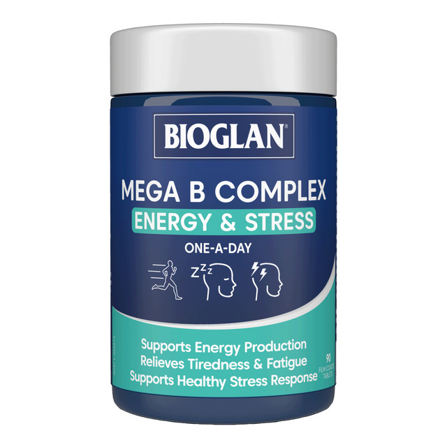 Bioglan Mega B Complex Energy & Stress 90s