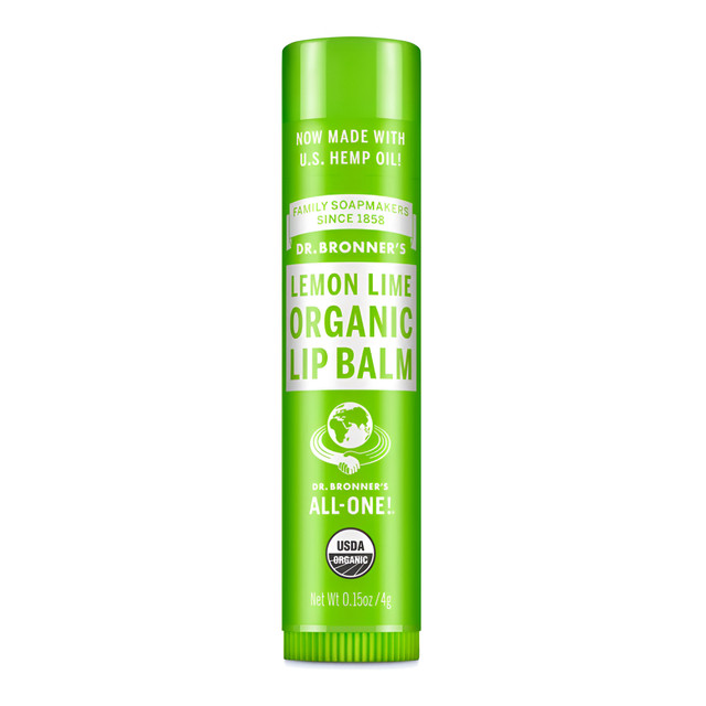 Dr. Bronner's Organic Lip Balm Lemon Lime 4g