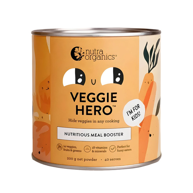 Nutra Organics For Kids Veggie Hero 200g Nutra Organics For Kids Veggie Hero 200g