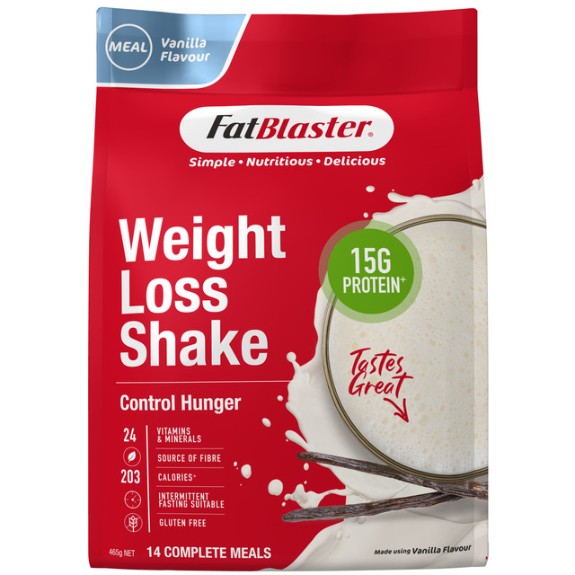 FatBlaster Weight Loss Shake Vanilla Flavour 465g