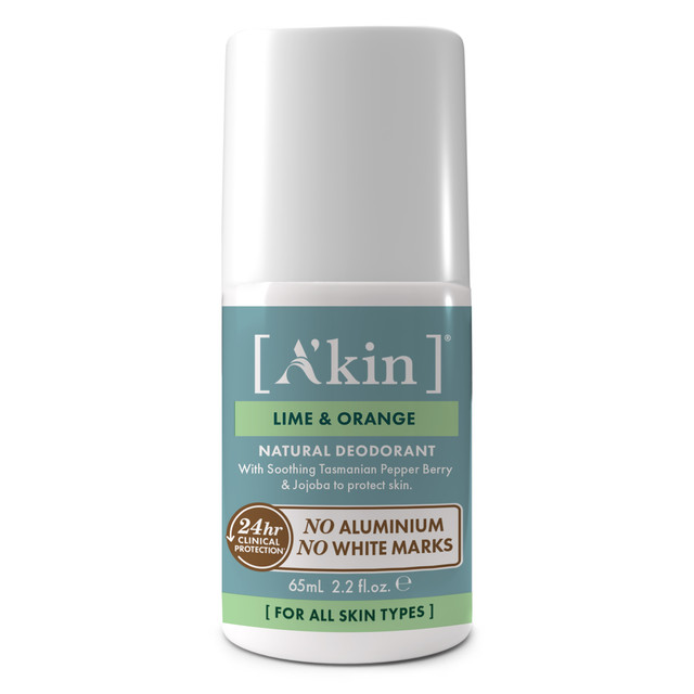 A'kin Lime & Orange Roll-On Deodorant 65ml