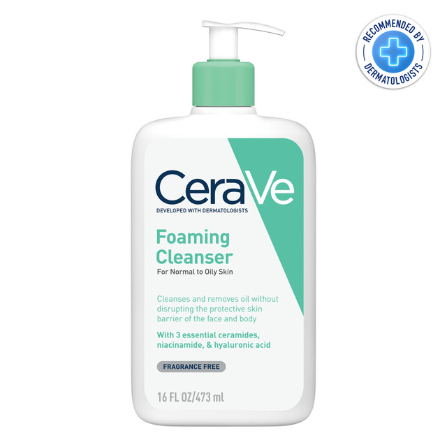 CeraVe Foaming Oil-Free Cleanser for Oily Skin 473ml