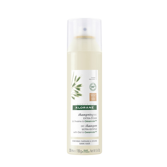 Klorane Dry Shampoo with Oat & Ceramideᴸᴵᴷᴱ Dark Hair Tinted 250ml - All Hair Types Klorane Dry Shampoo with Oat & Ceramideᴸᴵᴷᴱ Dark Hair Tinted 250ml - All Hair Types