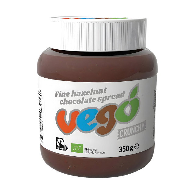 Vego Hazelnut Chocolate Crunchy Spread 350g Vego Hazelnut Chocolate Crunchy Spread 350g