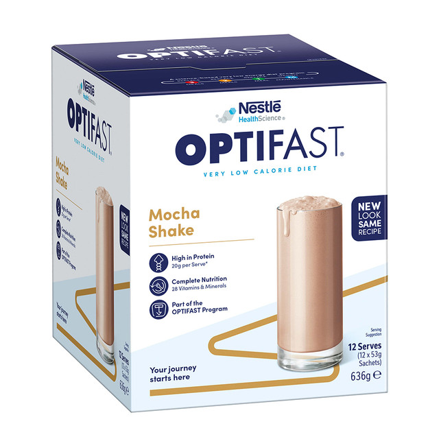 OPTIFAST VLCD Shake Mocha 12 Pack 636g OPTIFAST VLCD Shake Mocha 12 Pack 636g