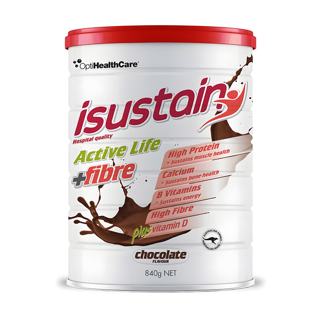 Isustain Active Life + Fibre Chocolate 840g