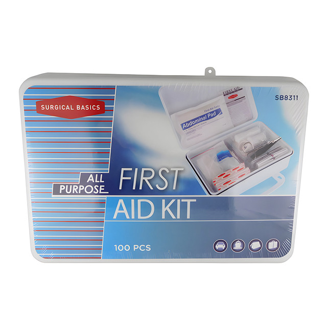 Surgical Basics First Aid Kit 100 Pieces