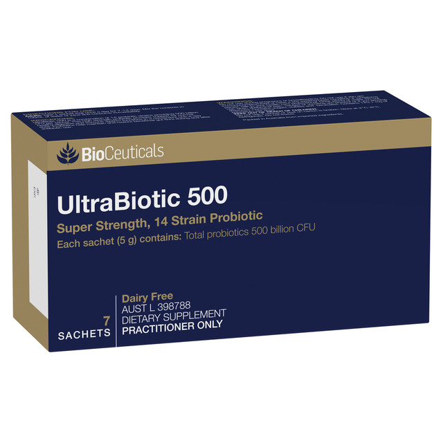 BioCeuticals UltraBiotic 500 7 Sachets (35g) BioCeuticals UltraBiotic 500 7 Sachets (35g)