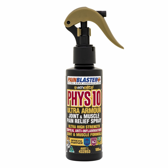 ATHELITE PHYS10 JOINT AND MUSCLE PAIN RELIEF SPRAY 100ML ATHELITE PHYS10 JOINT AND MUSCLE PAIN RELIEF SPRAY 100ML