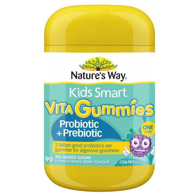 Nature's Way Kids Smart Vita Gummies Probiotic + Prebiotic 90s