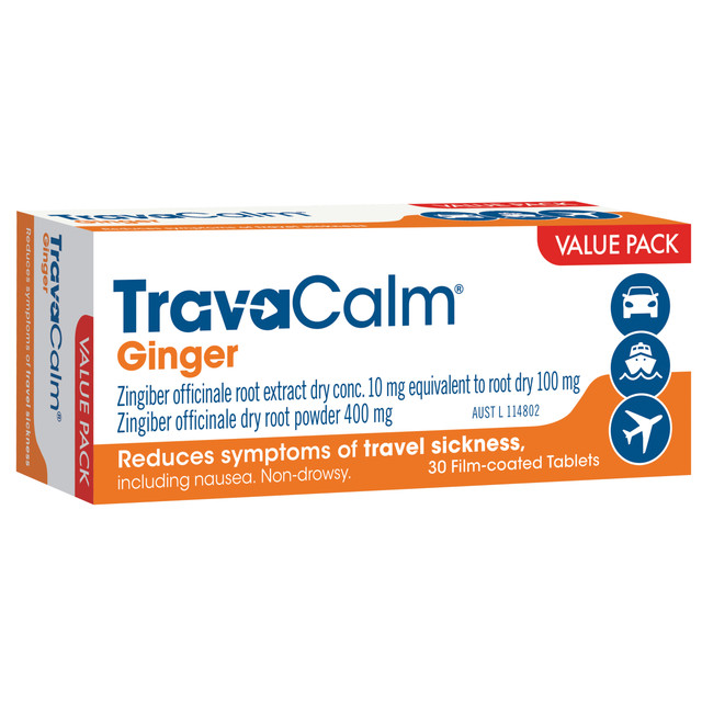 TravaCalm Ginger 30's TravaCalm Ginger 30's