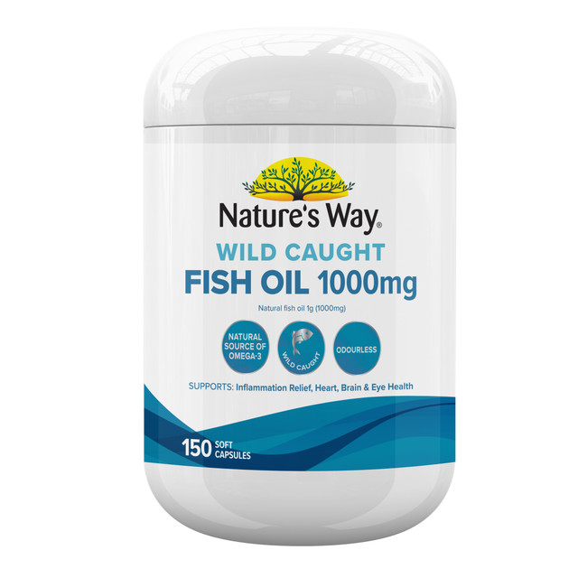 Nature's Way Wild Caught Fish Oil 1000mg 150s
