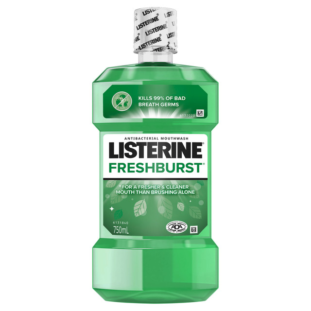 Listerine Freshburst Mouthwash 750ml Listerine Freshburst Mouthwash 750ml