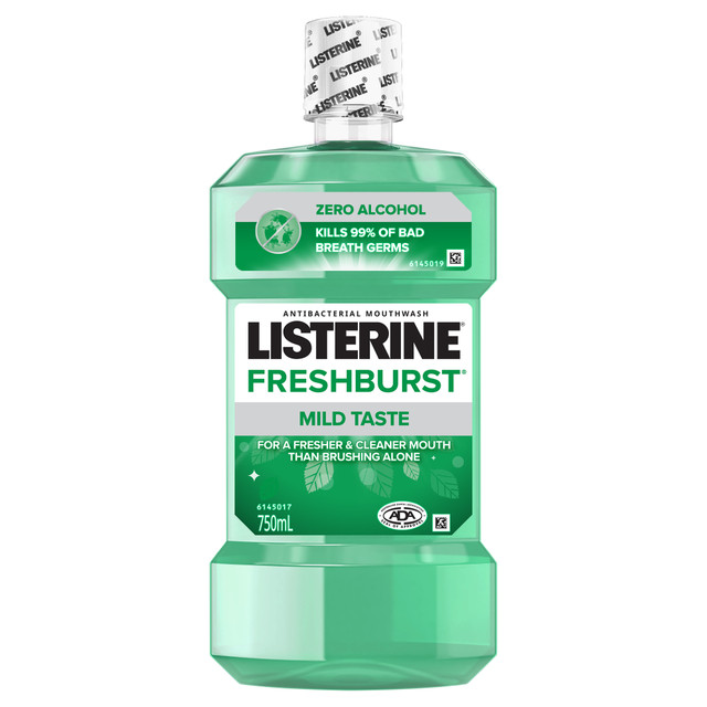Listerine Freshburst Zero 750ml Listerine Freshburst Zero 750ml