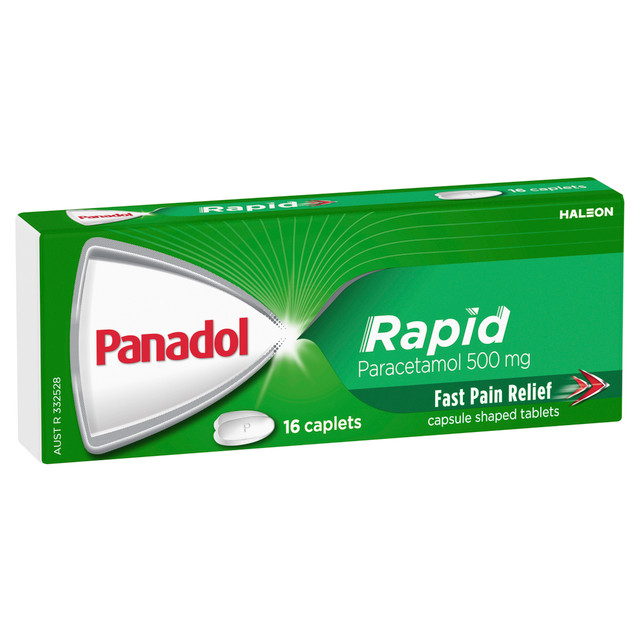 Panadol Rapid Caplets 16 Pack